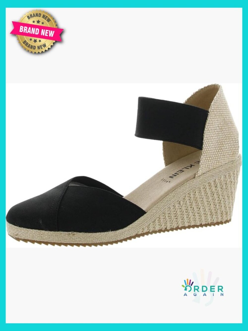 Wedge Sandal Zoey Style Comfortable Lightweight Open Toe Ankle Strap Pull On